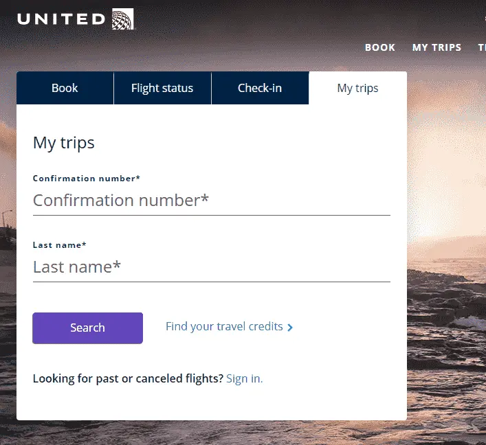Online United Airlines Flight Cancellation Policy